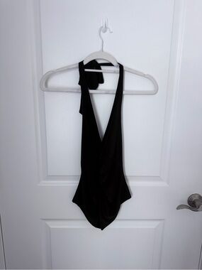 Windsor Black Halter Top
